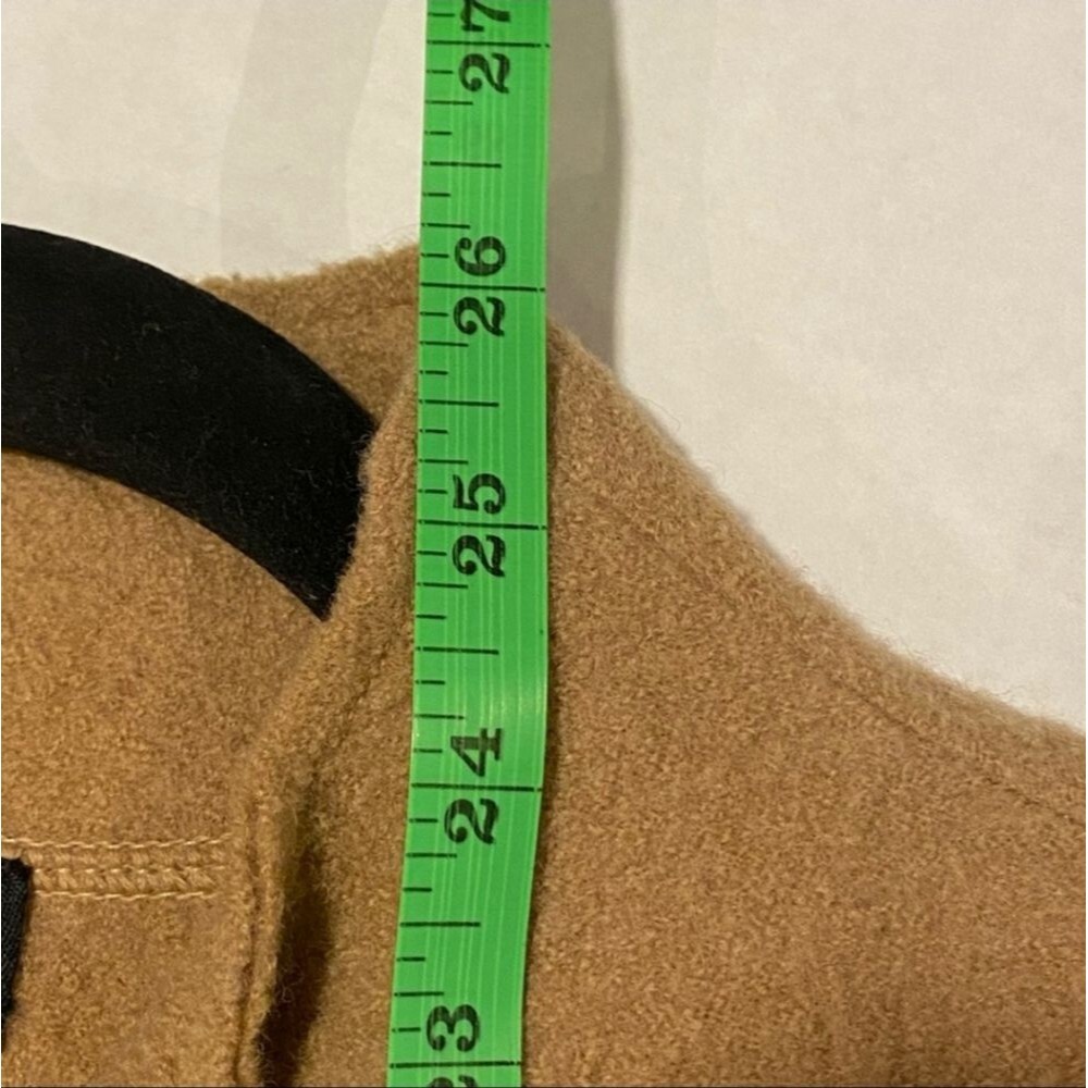 Andrea Jovine Tan  Wool Lightweight Jacket Size L - Picture 7 of 7